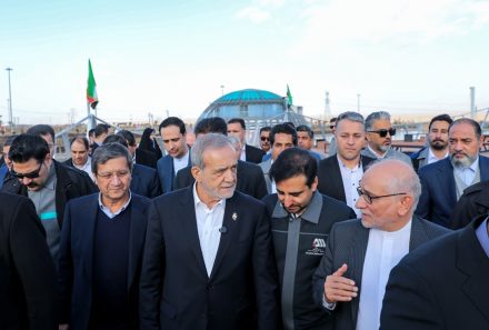 گزارش تصویری افتتاح پروژه های شرکت سرمایه‌گذاری امید در مجموعه معدنی و صنعتی گل‌گهر با حضور رئیس جمهور