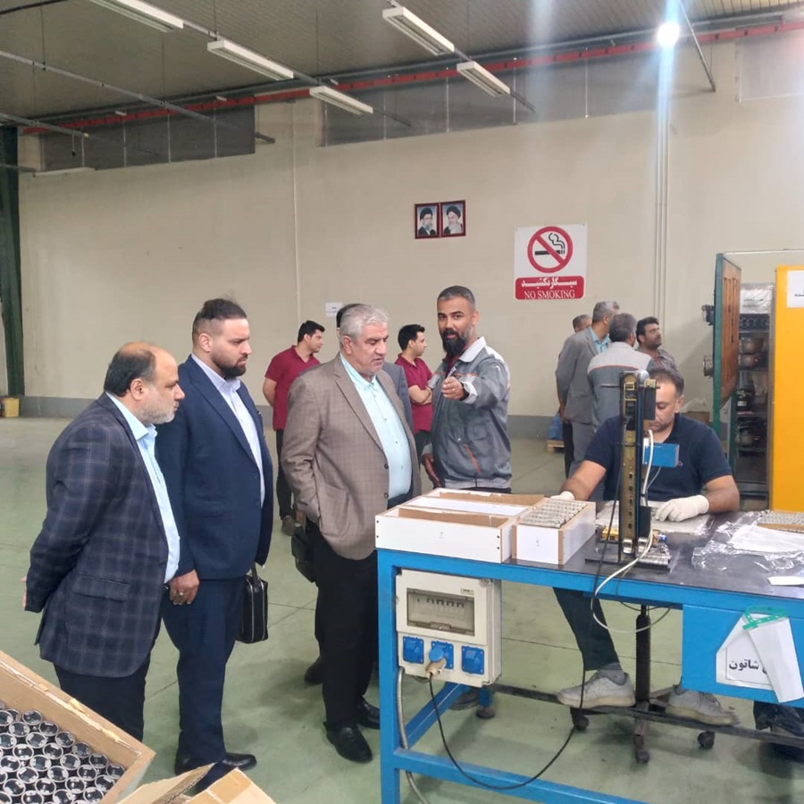 بازدید مشاور عالی مدیرعامل هلدینگ امید و ارزیابی عملکرد کمپرسور سازی پادنا