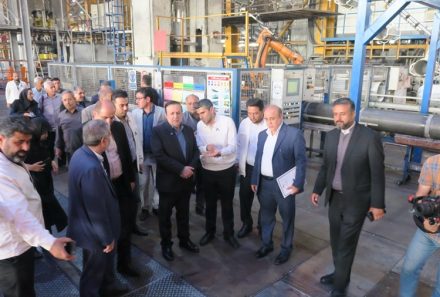 بازدید استاندار قزوین از شرکت آسیاناما در راستای حمایت از صنعت CNG